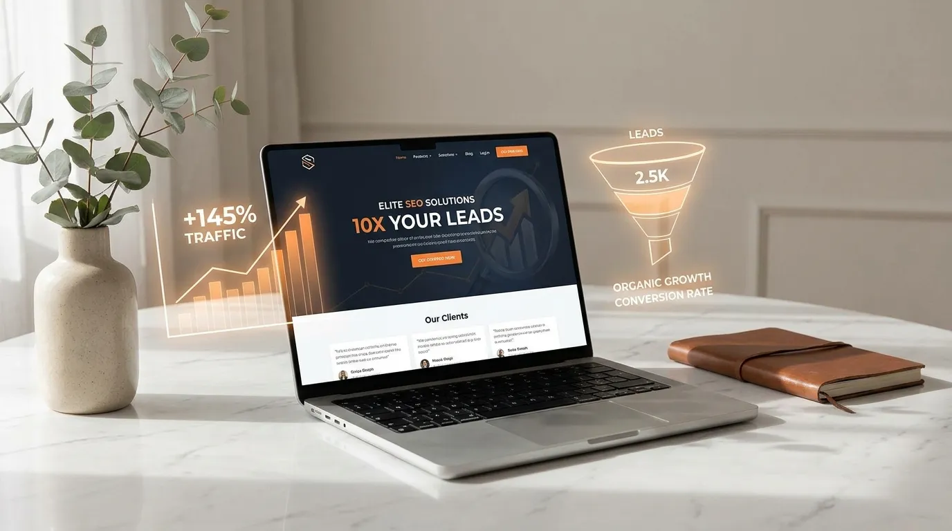 Bizfire Websites - modern website designed for lead generation