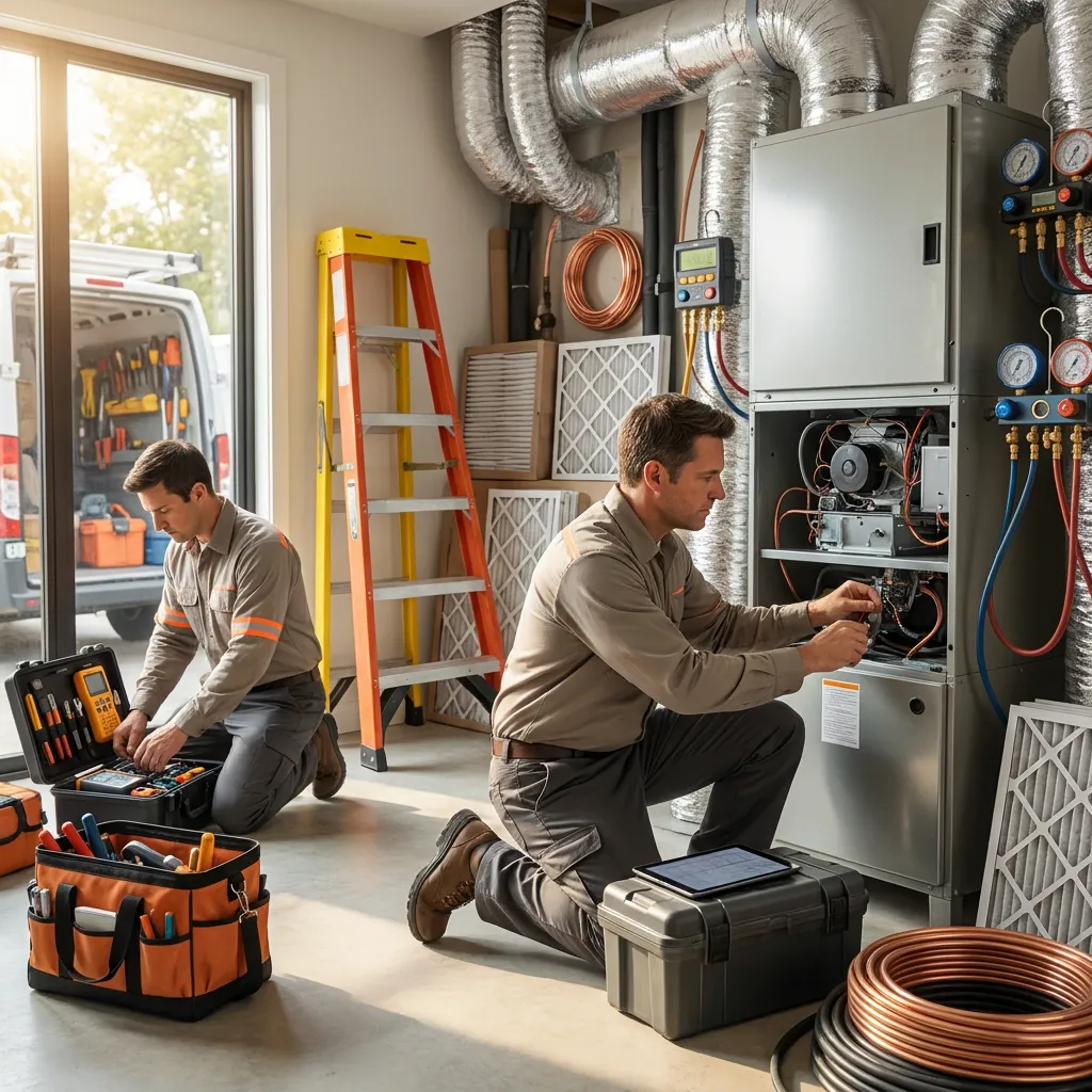 HVAC air conditioning unit